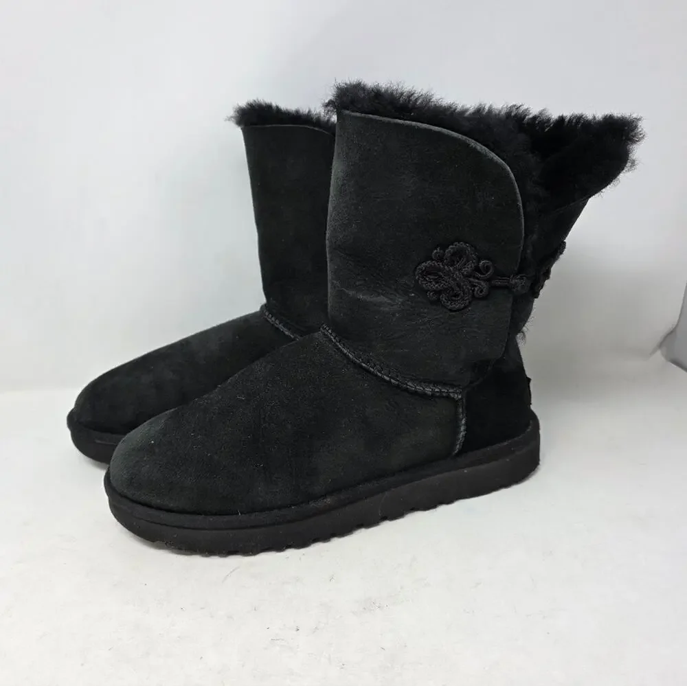 UGG AUSTRALIA Women's BAILEY MARIKO Boots in Black Size 8